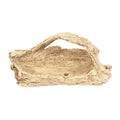 Artificial Driftwood Succulent Planter Faux Wood Resin Succulent Planter for Windowsill Desktop Coffee Table