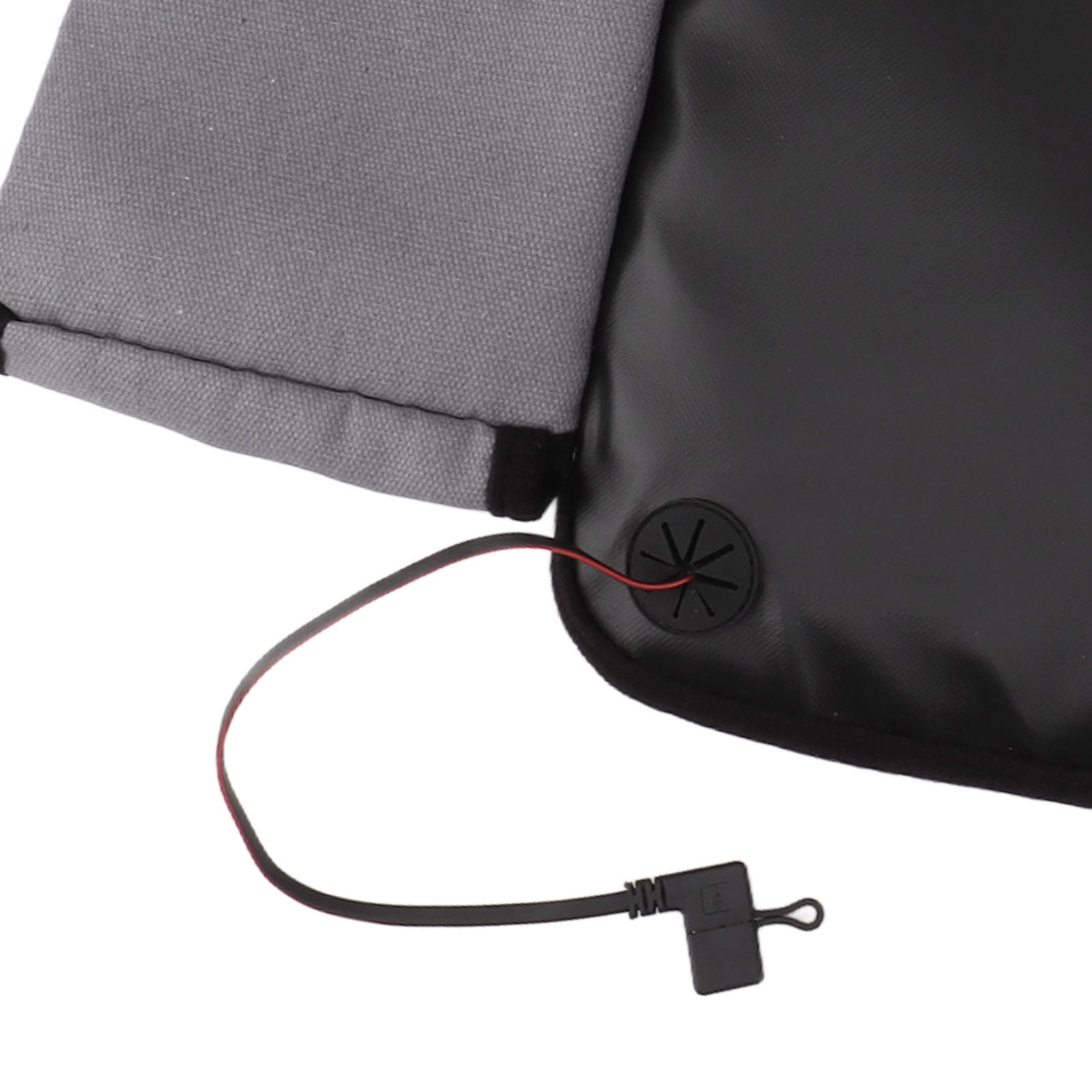 Portable Heated Seat Cushion USB Heated Seat Cushion Adjustable Temperature Heated Chair Cushion for Fishing Camping Light Gray