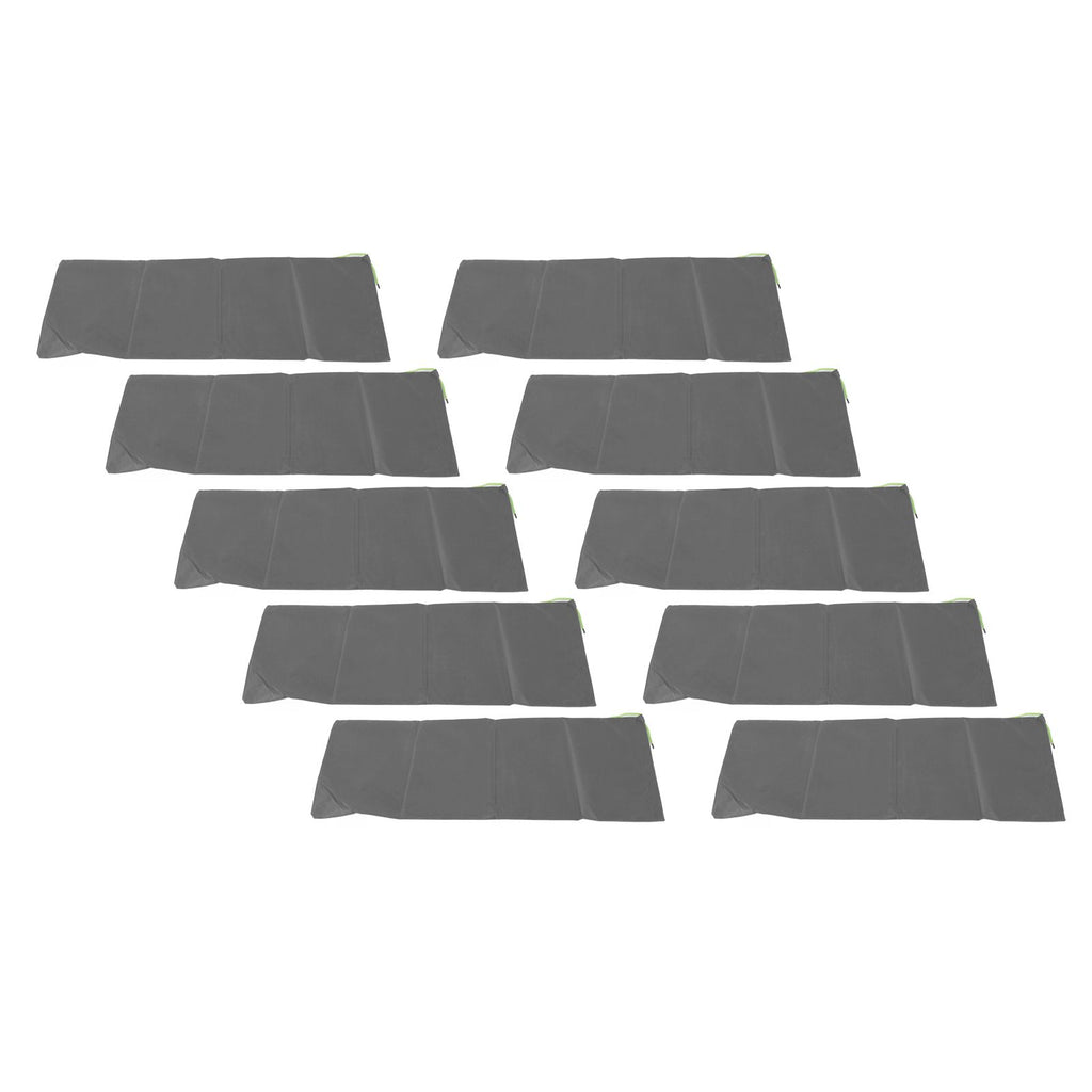 10pcs Flood Sandbags Professional Empty Rain Proof Drawstring Flood Control Sandbags for House Door Garage Basement Grey