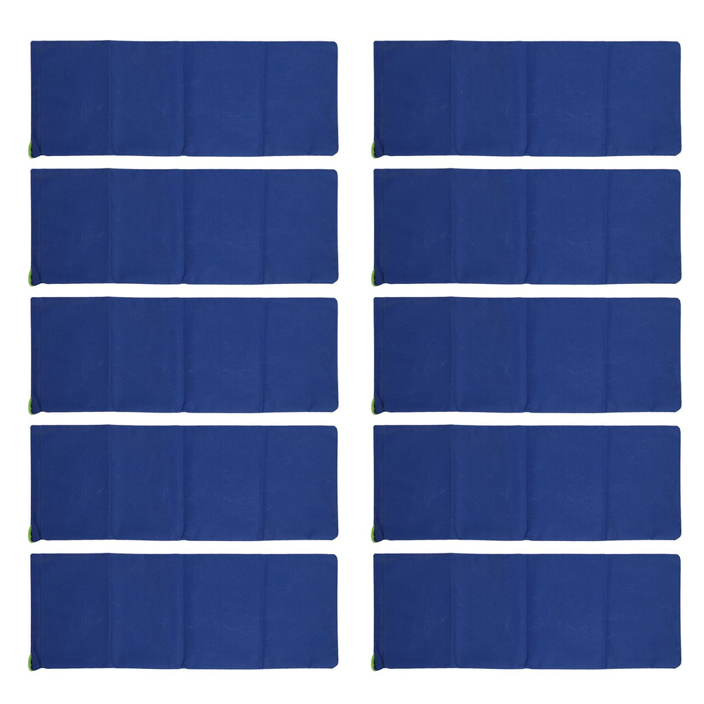 10pcs Flood Sandbags 600D Polyester Flood Prevention Bag Reusable Flood Barrier Bag for House Door Window Garage Basement Dark Blue