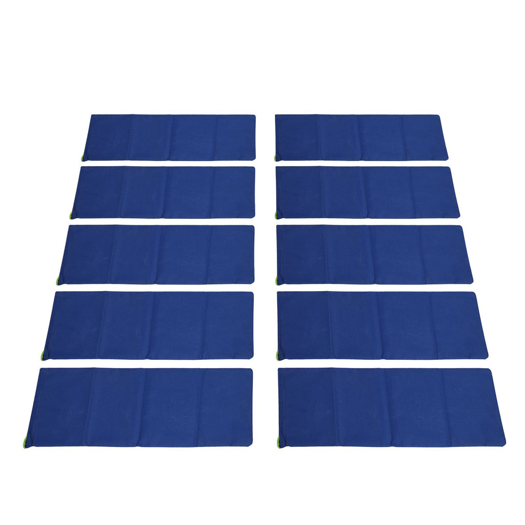 10pcs Flood Sandbags 600D Polyester Flood Prevention Bag Reusable Flood Barrier Bag for House Door Window Garage Basement Dark Blue