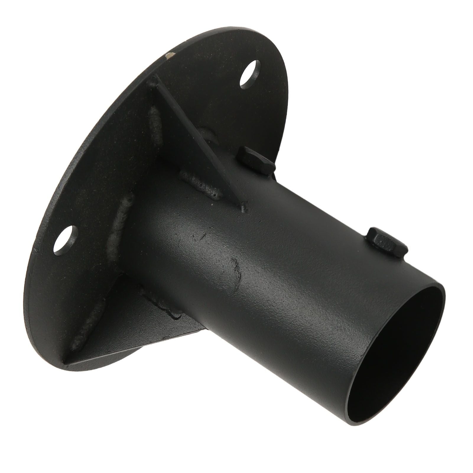 Chain Link Fence Pole Floor Flange Base Flange Heavy Solid Fence Post Concrete Mount for Holding Fence Mailbox Flag Round Posts 52mm / 2.0in