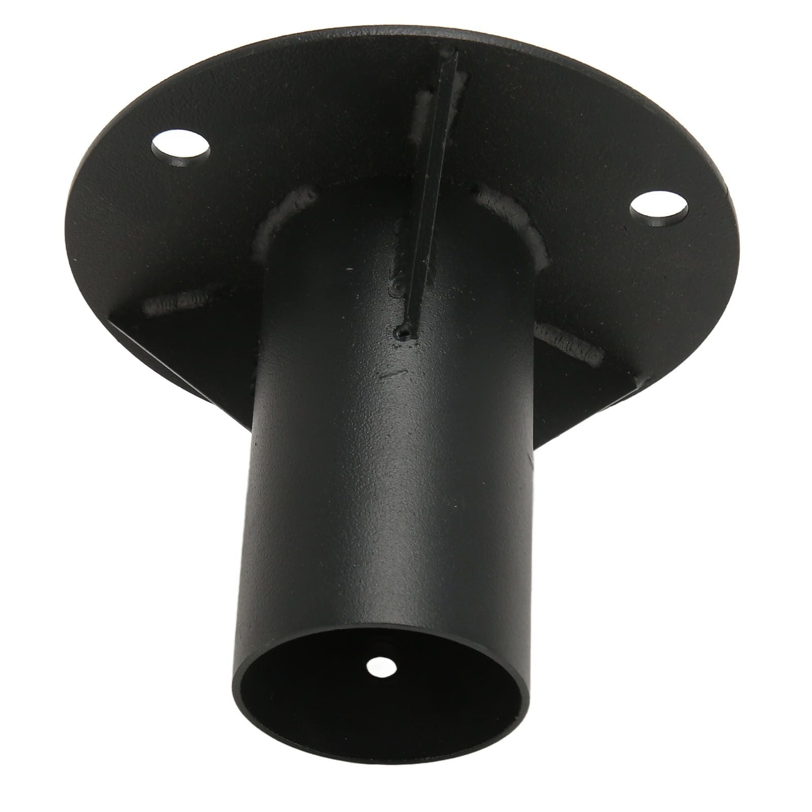 Chain Link Fence Pole Floor Flange Base Flange Heavy Solid Fence Post Concrete Mount for Holding Fence Mailbox Flag Round Posts 52mm / 2.0in