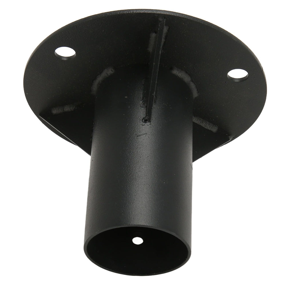 Chain Link Fence Pole Floor Flange Base Flange Heavy Solid Fence Post Concrete Mount for Holding Fence Mailbox Flag Round Posts 65mm / 2.6in
