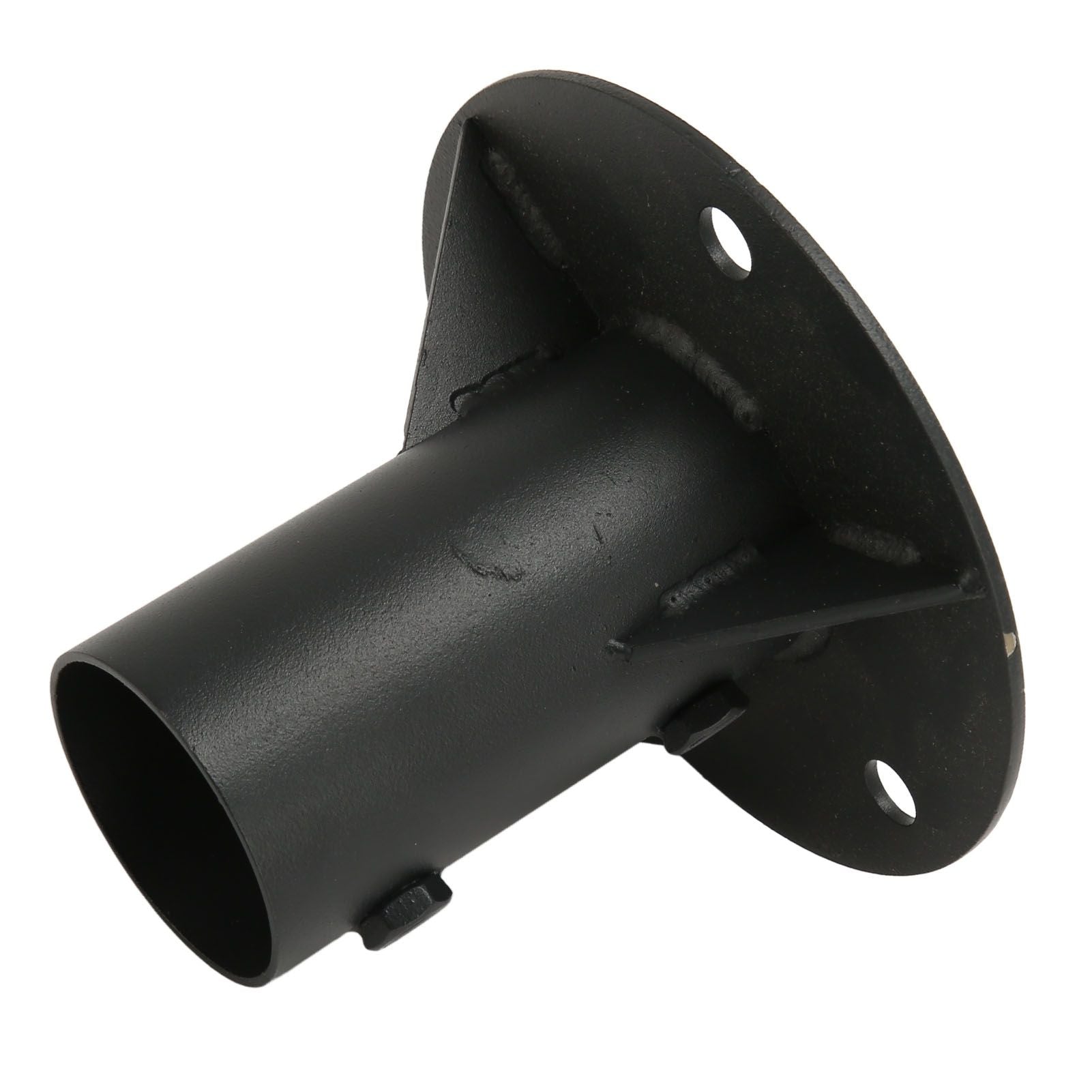 Chain Link Fence Pole Floor Flange Base Flange Heavy Solid Fence Post Concrete Mount for Holding Fence Mailbox Flag Round Posts 65mm / 2.6in