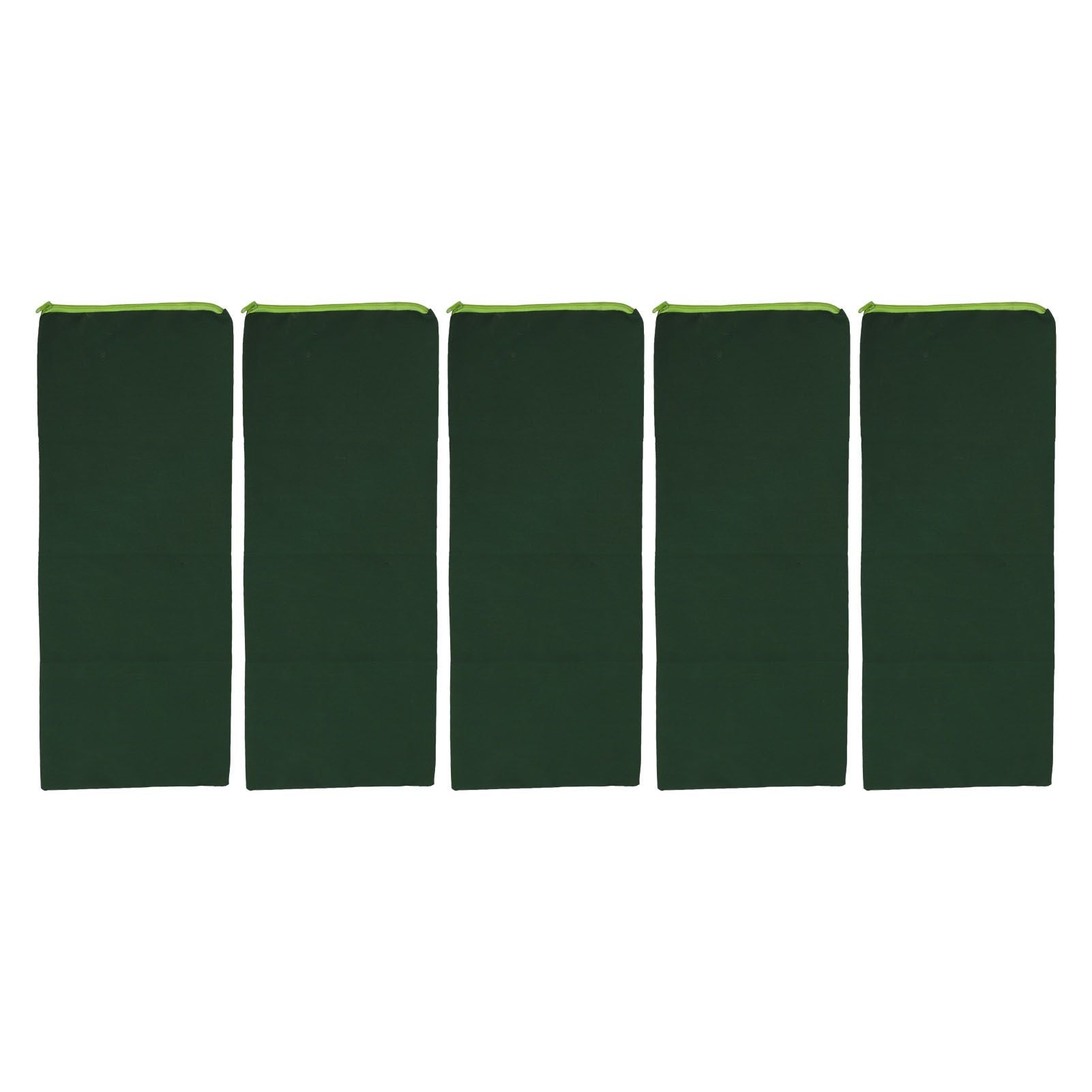 5PCS Flood Barriers Thickened Reusable Zipper Organic Silicone Flood Protection Sand Bags for Home Garage Doors Windows