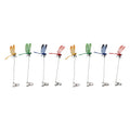 8PCS Fake Dragonfly Clip Waterproof Outdoor 3D Dragonfly Garden Decorative Clips Home Patio Ornaments Crafts