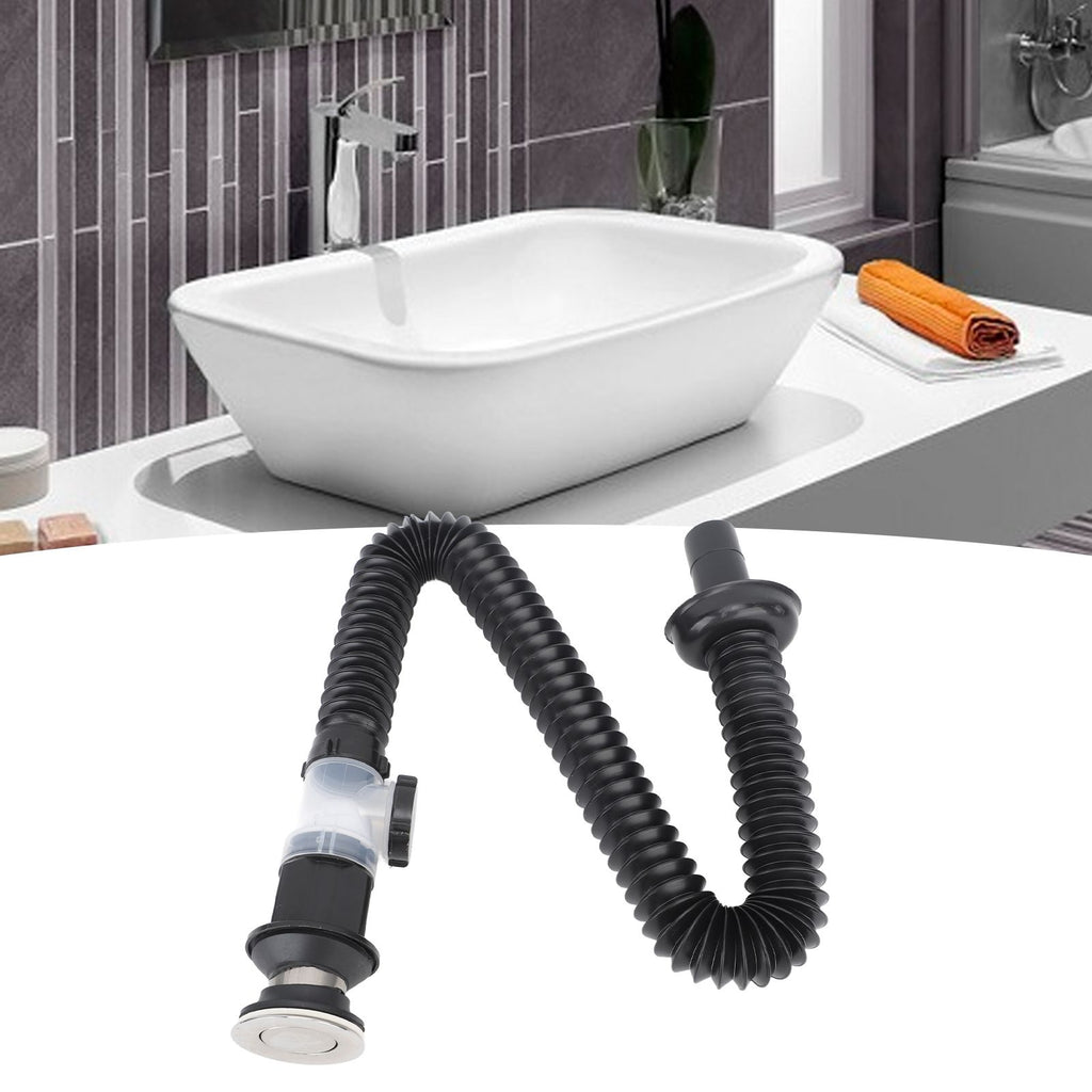 Sink Drain Pipe Prevent Backflow Bad Odor Removal Leakage Proof Downcomer Pipe for Home Use