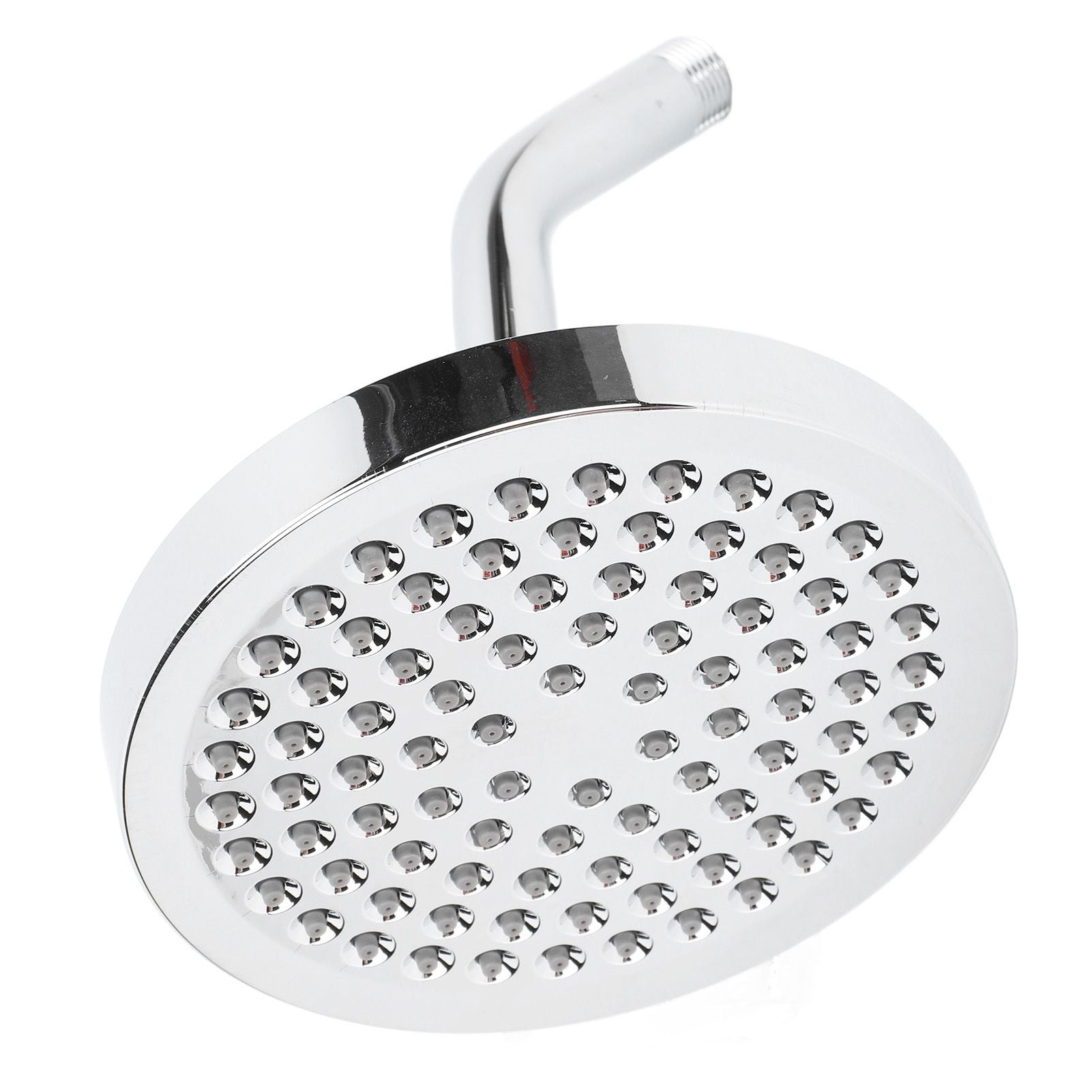 High Pressure Rain Shower Head Water Conservation Bathroom Shower Head for Household Hotel 6 Inch Silver