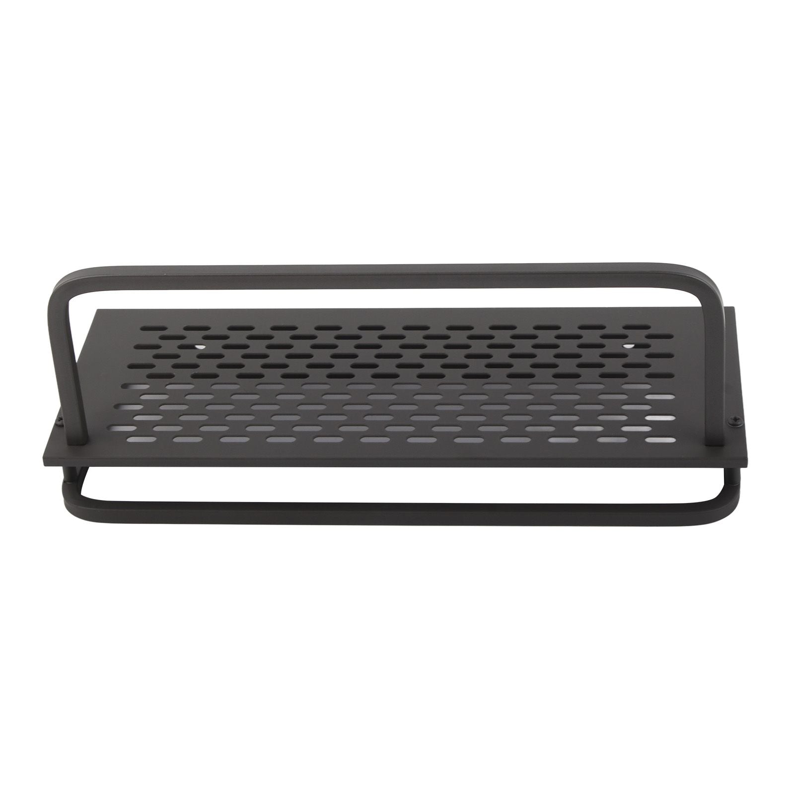 Shower Caddy Grey Shower Organizer Shelf Easy Install Aluminium Alloy Large Capacity Shower Accessory for Bathroom Home 30cm / 11.8in