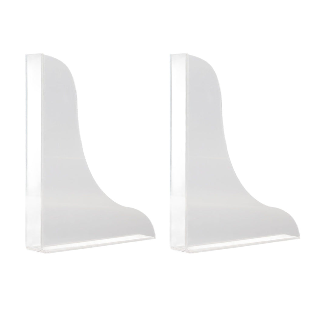 2 Pcs Bathtub Splashing Guard Acrylic Shower Tub Corner Water Blocking Plate for Bathroom Kitchen Sink