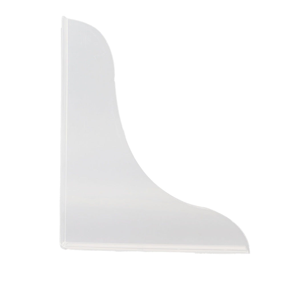 2 Pcs Bathtub Splashing Guard Acrylic Shower Tub Corner Water Blocking Plate for Bathroom Kitchen Sink