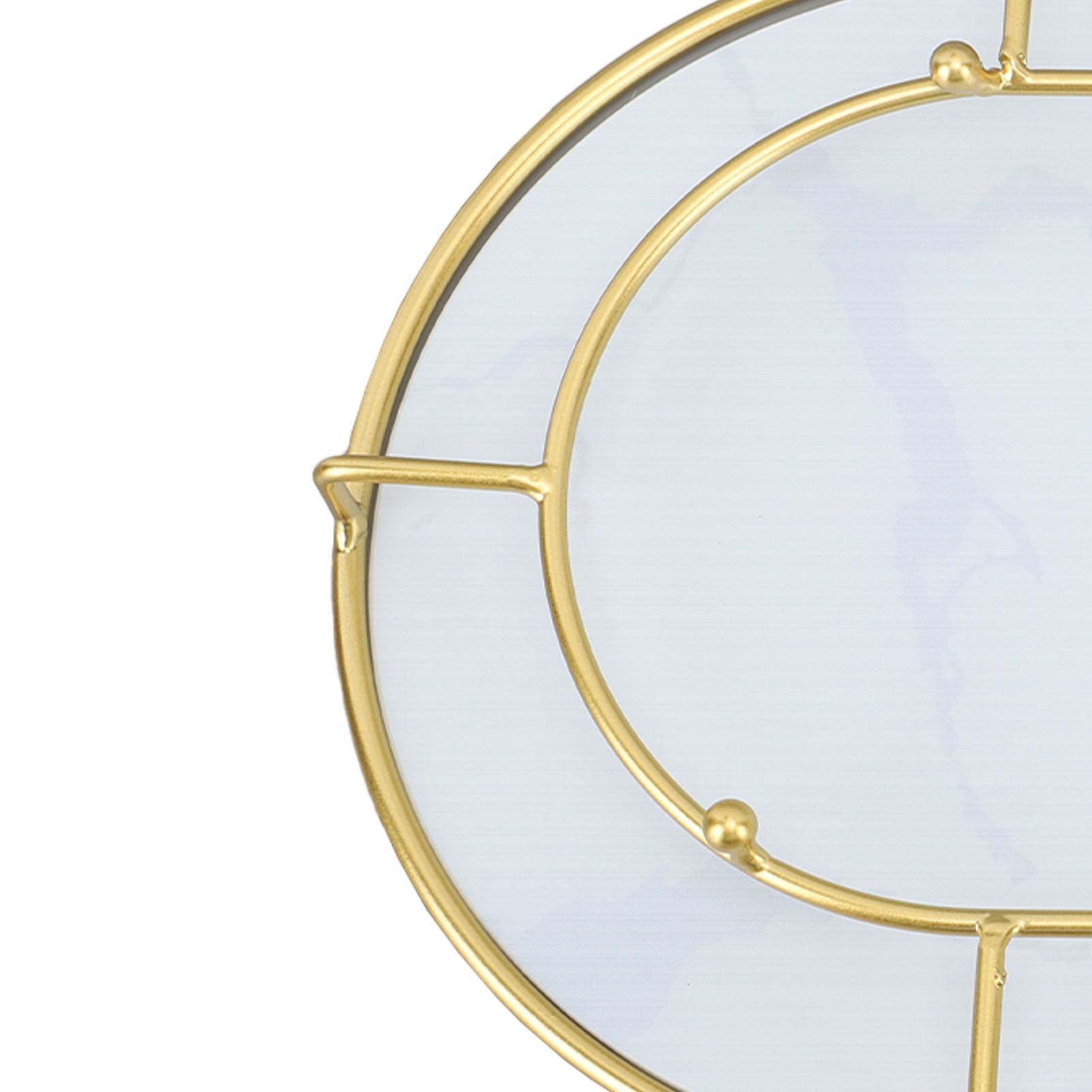 Bathroom Storage Tray Light Luxury Decorative Golden Texture Oval Bathroom Organiser Tray for Soap Towel Paper Napkins Jewellery Makeup White Base