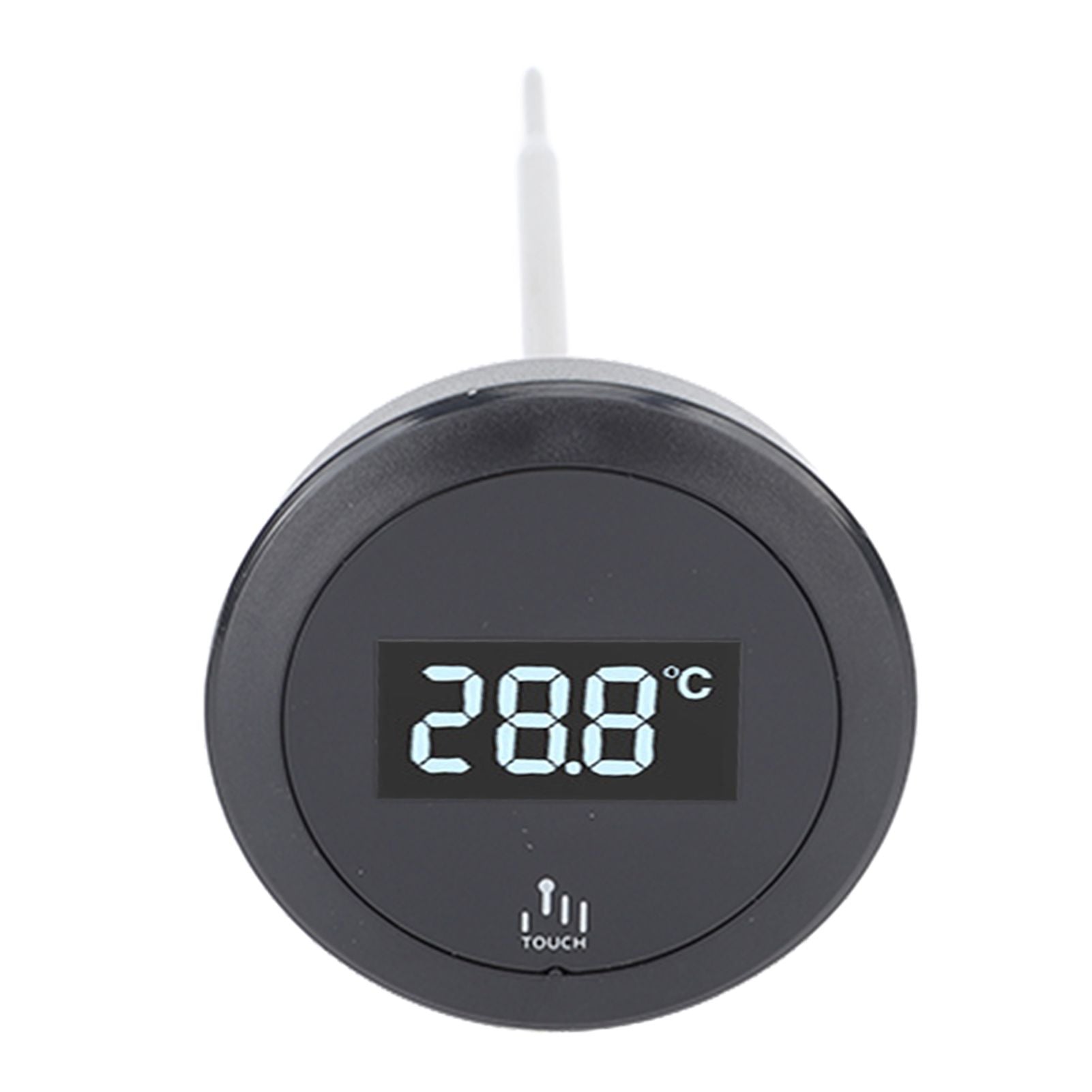 Digital Touch Screen Thermometer IP65 Waterproof Thermometer with Stainless Steel Probe Backlight for Coffee Milk Pot Kettle Temperature Measurement