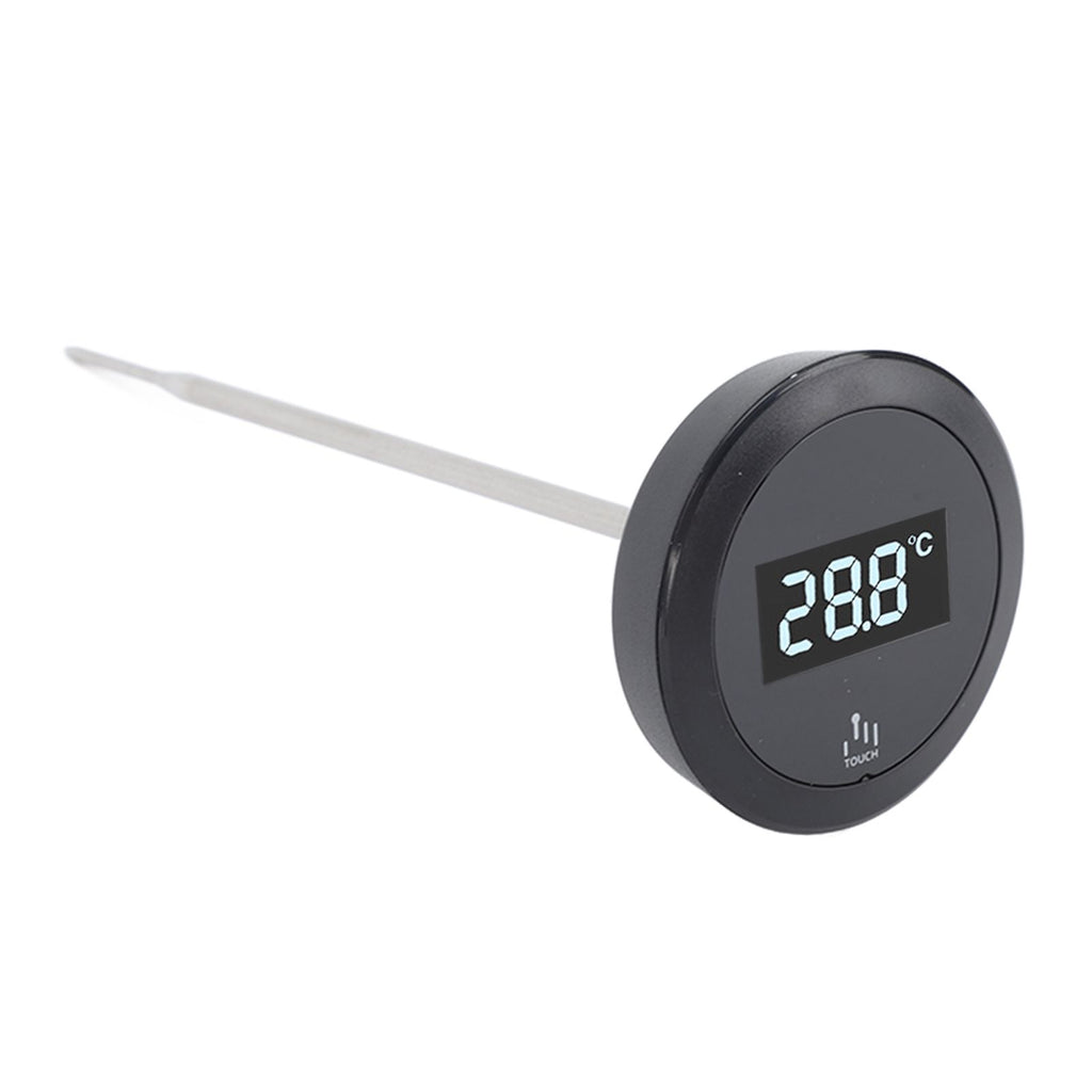 Digital Touch Screen Thermometer IP65 Waterproof Thermometer with Stainless Steel Probe Backlight for Coffee Milk Pot Kettle Temperature Measurement