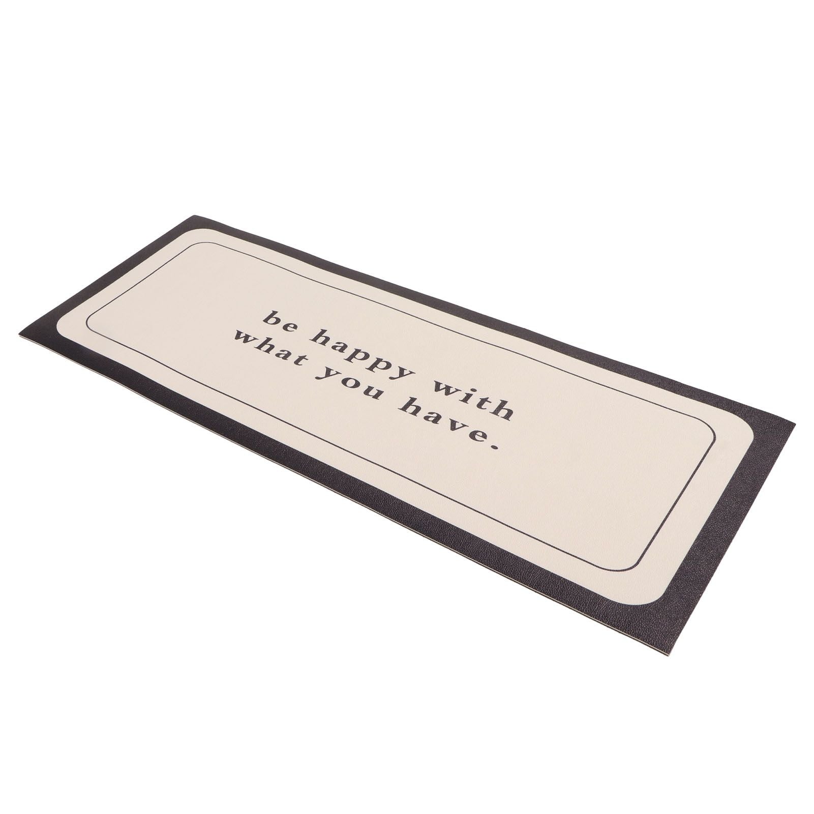 Coffee Mat Pu Leather Anti Slip Stain Resistant Waterproof Table Mat for Kitchen Countertop 30× 80cm/11.8 X 31.5in