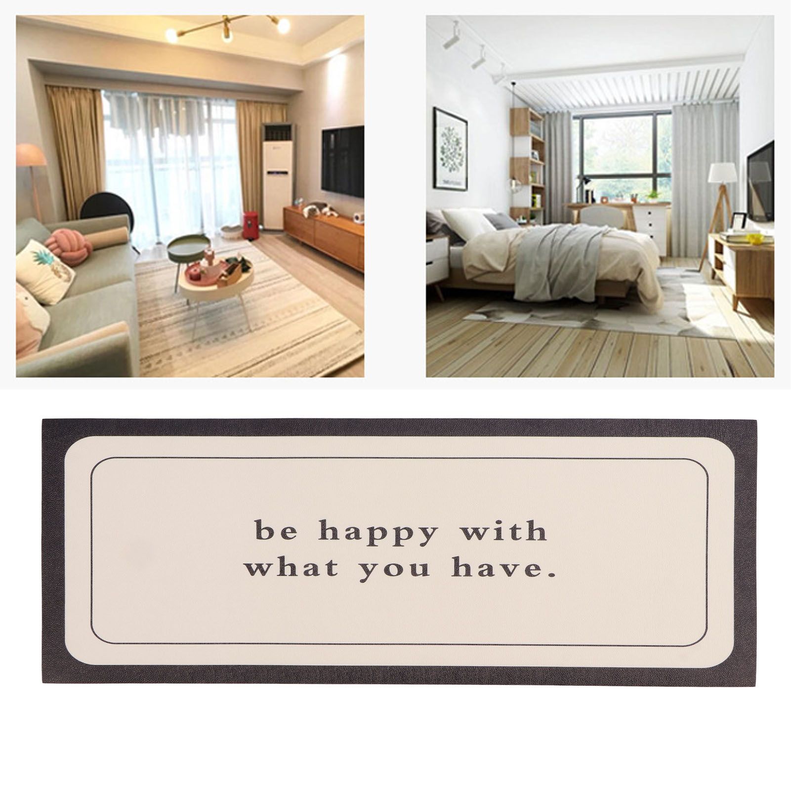 Coffee Mat Pu Leather Anti Slip Stain Resistant Waterproof Table Mat for Kitchen Countertop 30 ×120cm/11.8 X 47.2in