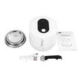 Electric Jar Vacuum Sealer Kit Automatic USB Rechargeable Canning Jars Vacuum Sealing Machine with Lids for Food Storage Fermentation White