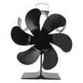 Stove Fan 6 Blades Fireplace Fan Heat Powered Fast Warm Circulation Quiet Heat Resistant Thermoeletric Fan for Log Burner Home