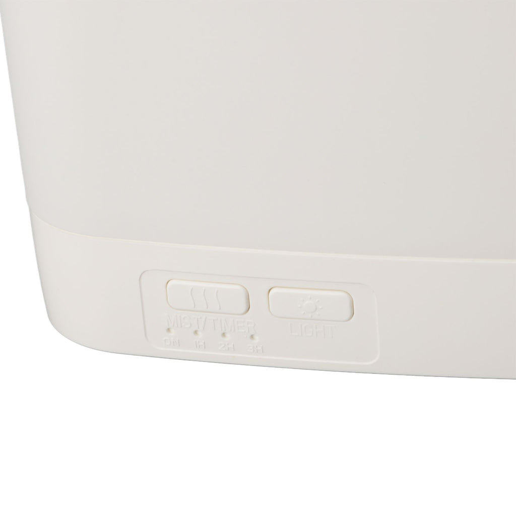 Aroma Diffuser Humidifier with Remote Control USB 5V 800mL RGB 7 Color Light Colorful Humidifier for Bedroom White