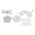 Small Flower USB Humidifier Creative Cute Atomization Mist Maker Portable Waterproof Air Humidifier White Blue