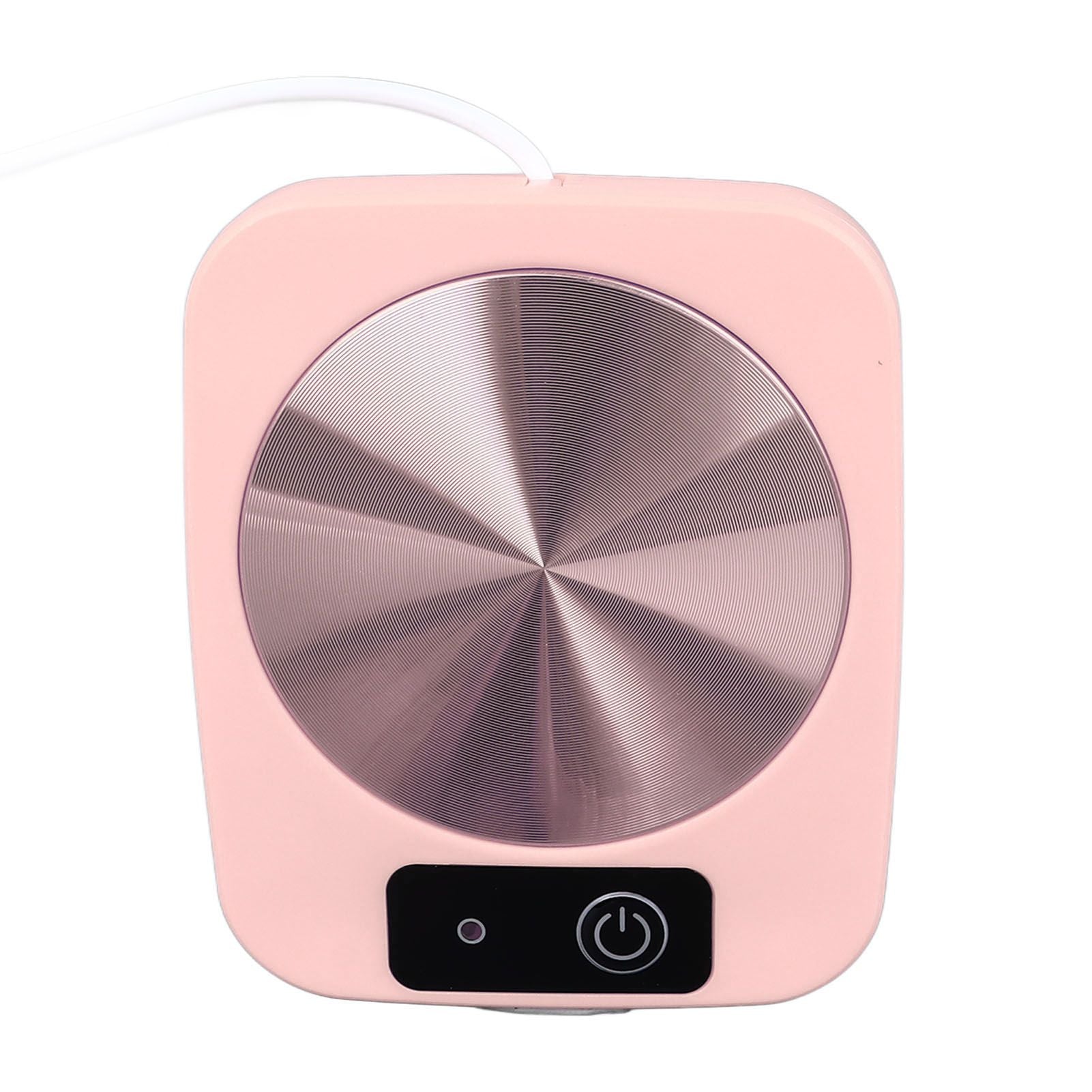 Coffee Warmer Smart Constant Temperature USB Powered Portable Mug Warmer for Office Travel Home Pink