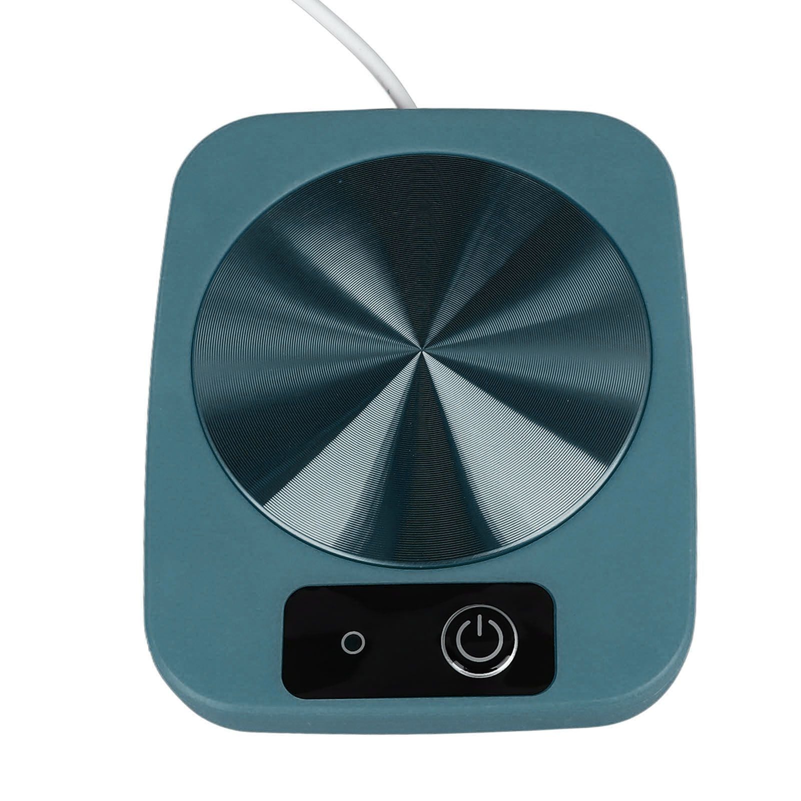 Coffee Warmer Smart Constant Temperature USB Powered Portable Mug Warmer for Office Travel Home Green