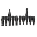 Solar T Branch Connector 1 to 5 PPO IP67 Waterproof Female Male Safety Protection Solar Panel Power Accessory