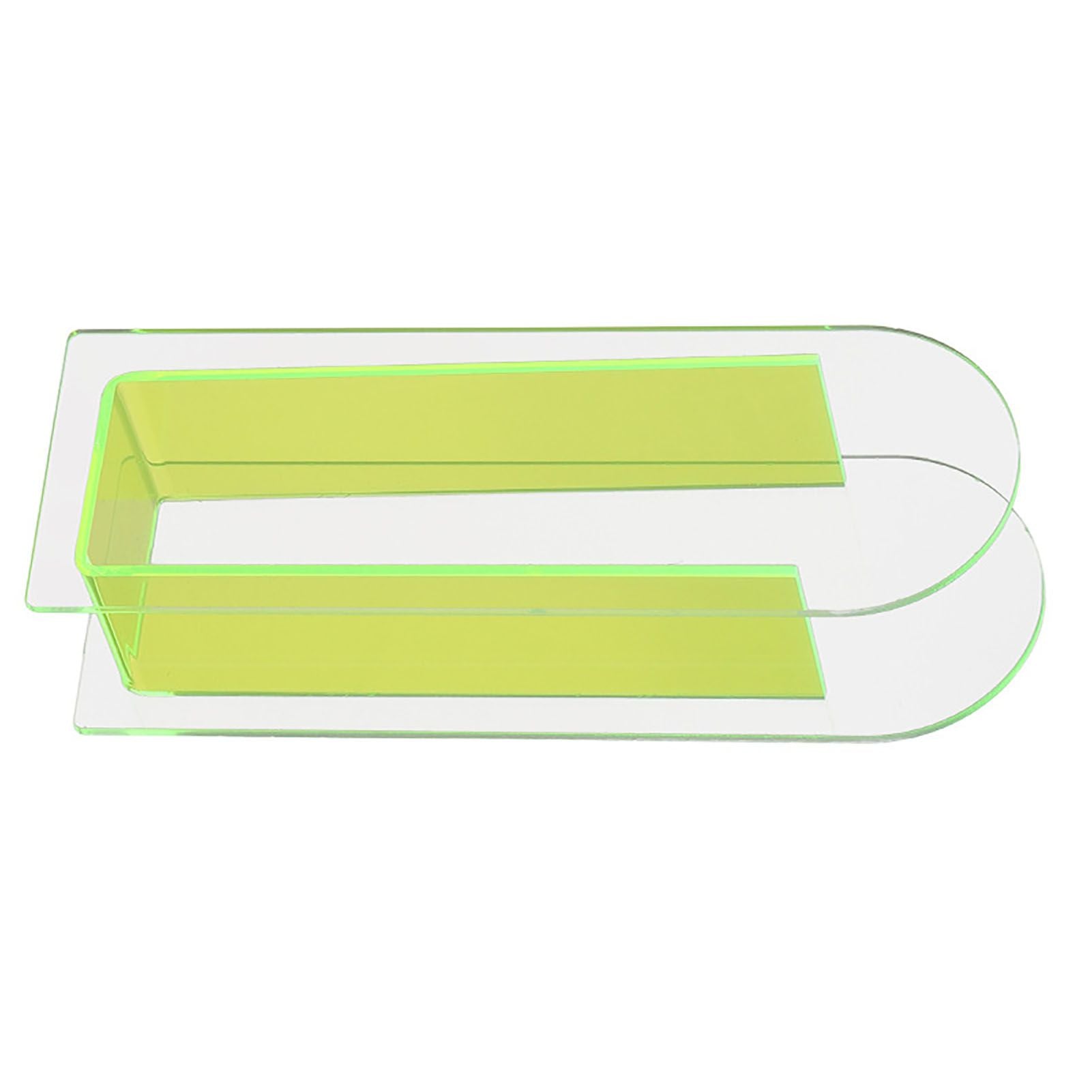 Modern Acrylic Clear Vase Colorful Acrylic Flower Vase for Wedding Party Home Table Decor Semi Colorful Fluorescent Green