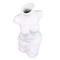 Female Body Vase White Ceramic Creative Feminine Curve Vases for Home Living Room Guesthouse Decoration