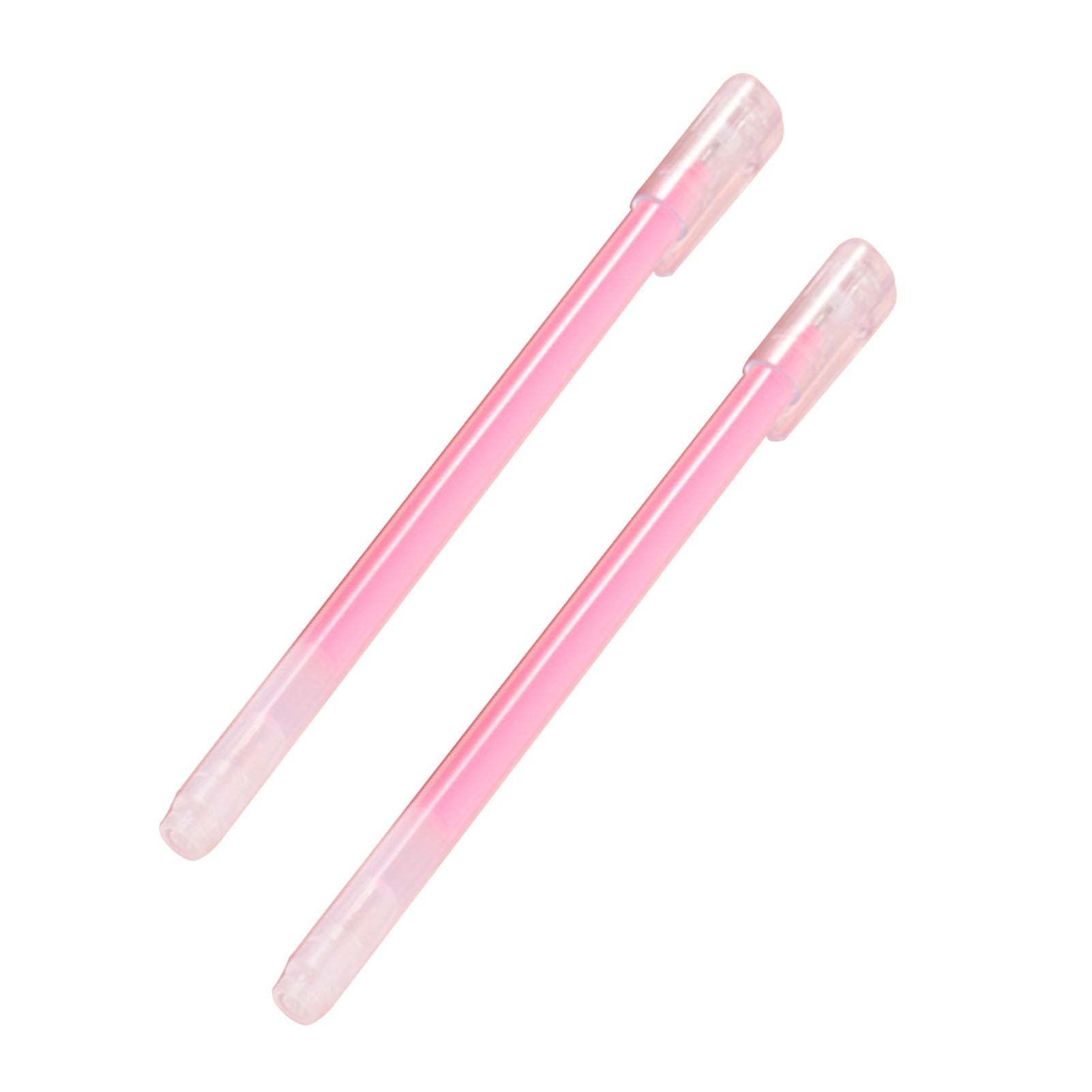 2pcs Highlighters Set Marker Pens Suitable for Journaling Highlighting Underlining Taking Notes Pink
