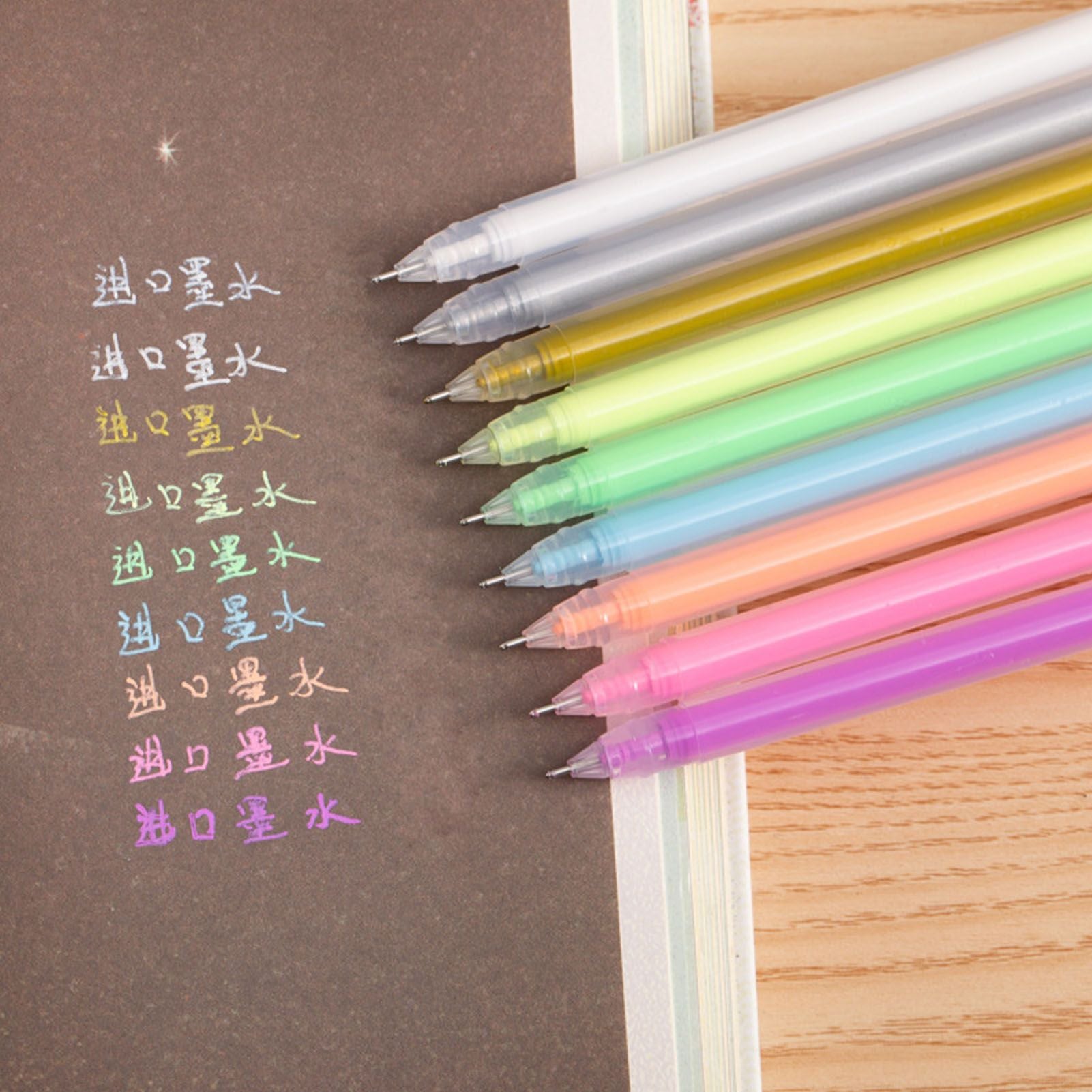 2pcs Highlighters Set Marker Pens Suitable for Journaling Highlighting Underlining Taking Notes Pink