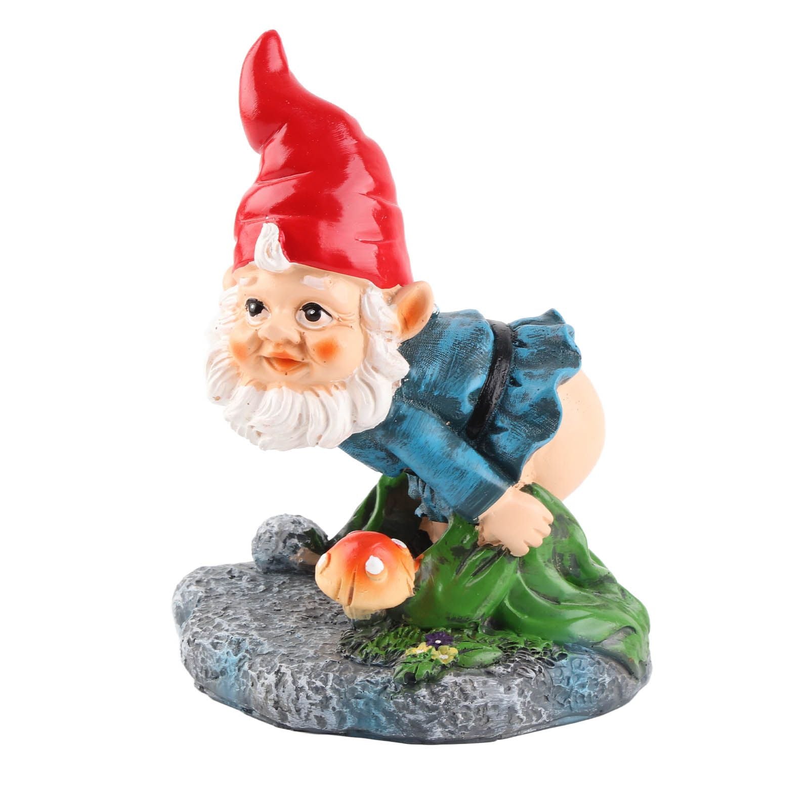 Dwarf Decorative Ornaments Durable Resin Decor Cute Gnome Figure Decorations for Home Outside Yard Decor