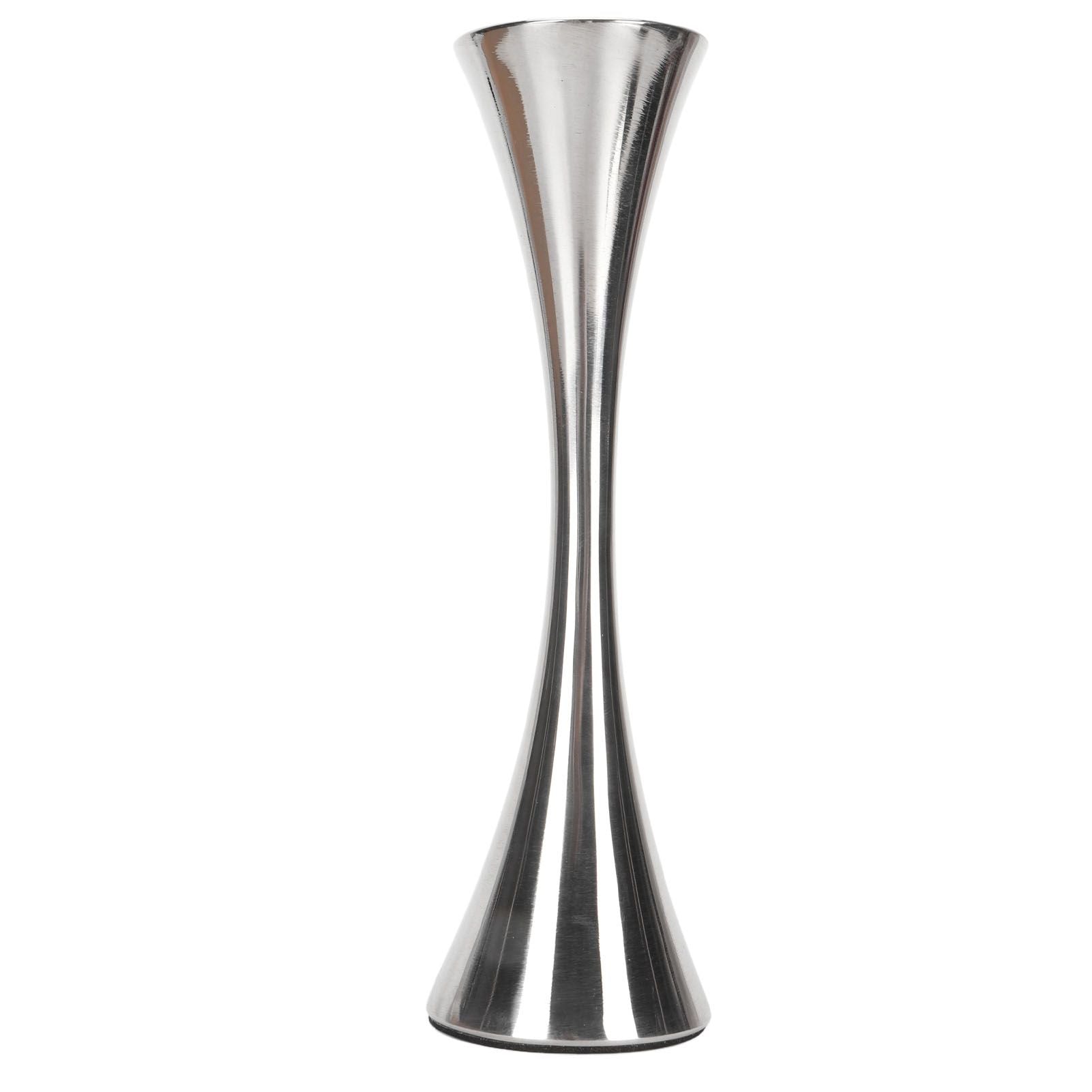 Stainless Steel Vase Innovative Elegant Modern Style Round Mouth Metal Flower Vase for Living Room Table