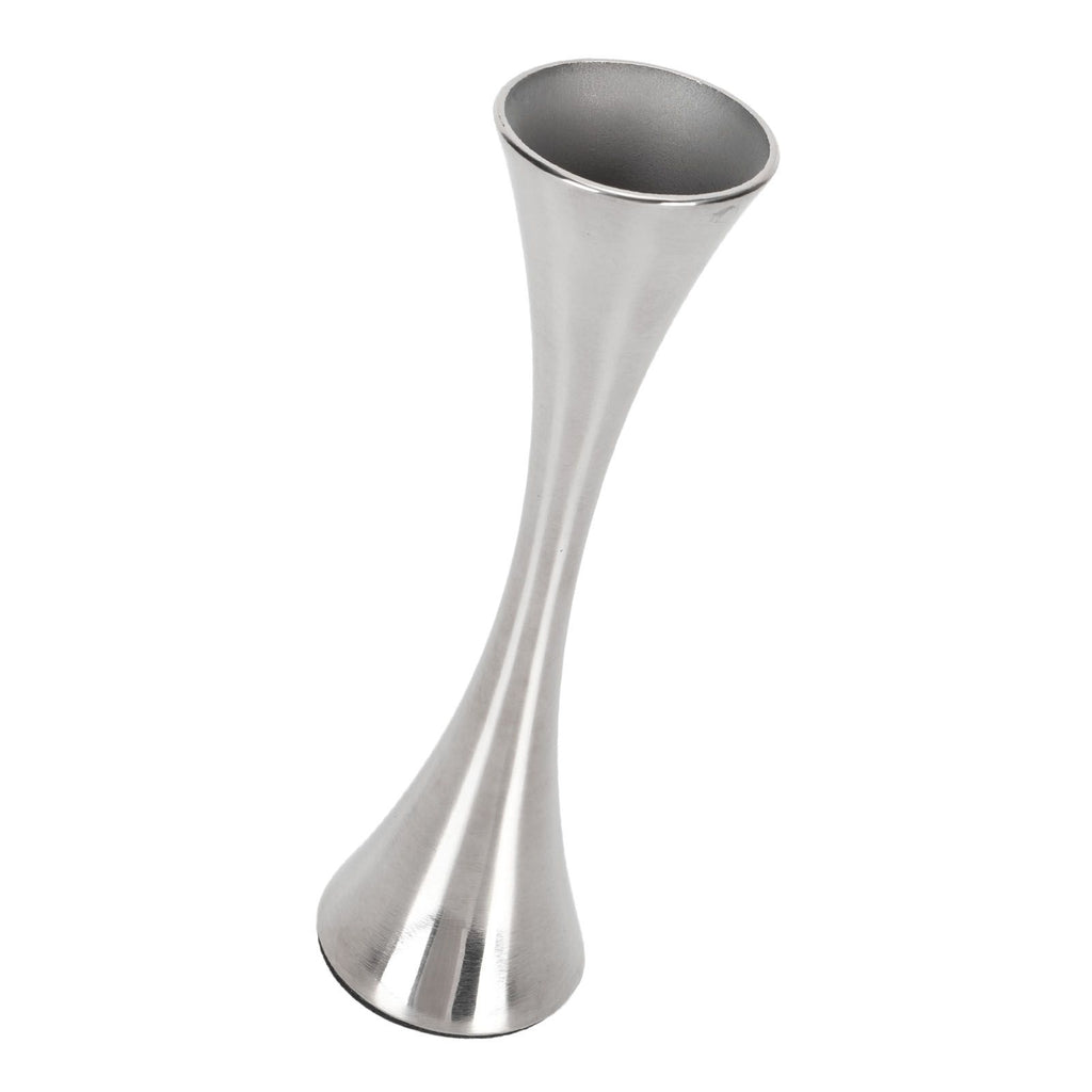 Stainless Steel Vase Innovative Elegant Modern Style Round Mouth Metal Flower Vase for Living Room Table