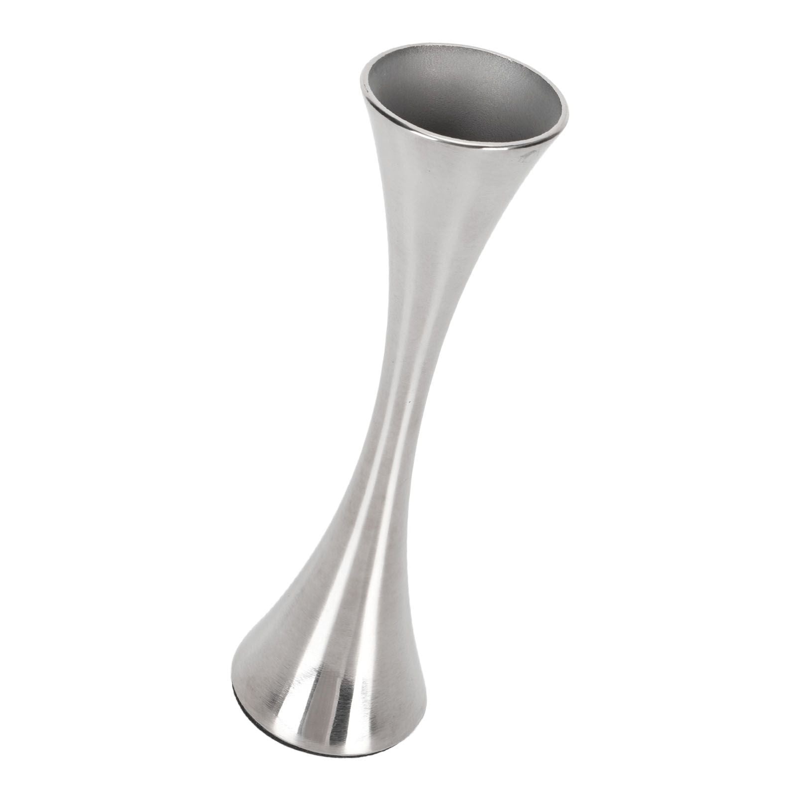 Stainless Steel Vase Innovative Elegant Modern Style Round Mouth Metal Flower Vase for Living Room Table