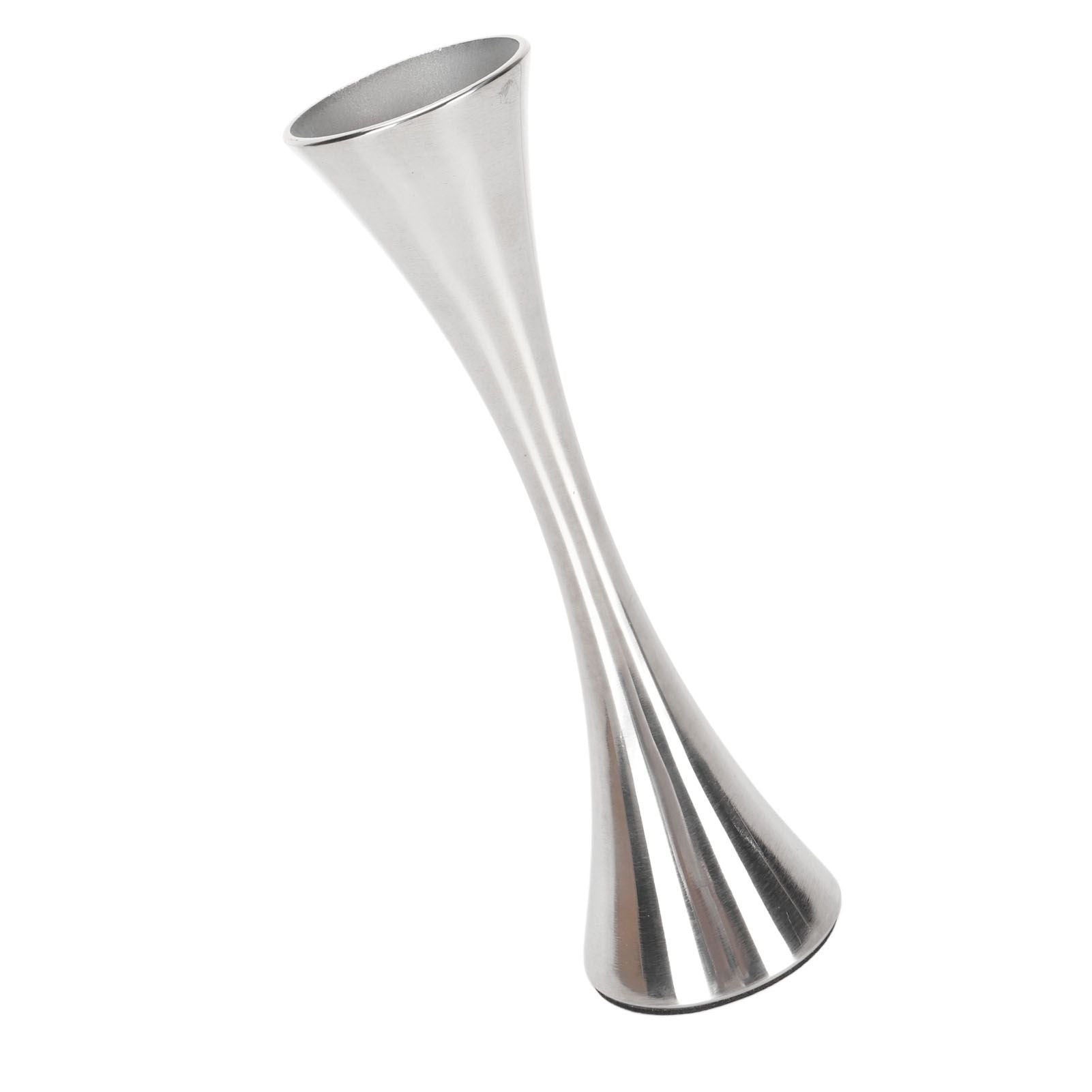 Stainless Steel Vase Innovative Elegant Modern Style Round Mouth Metal Flower Vase for Living Room Table