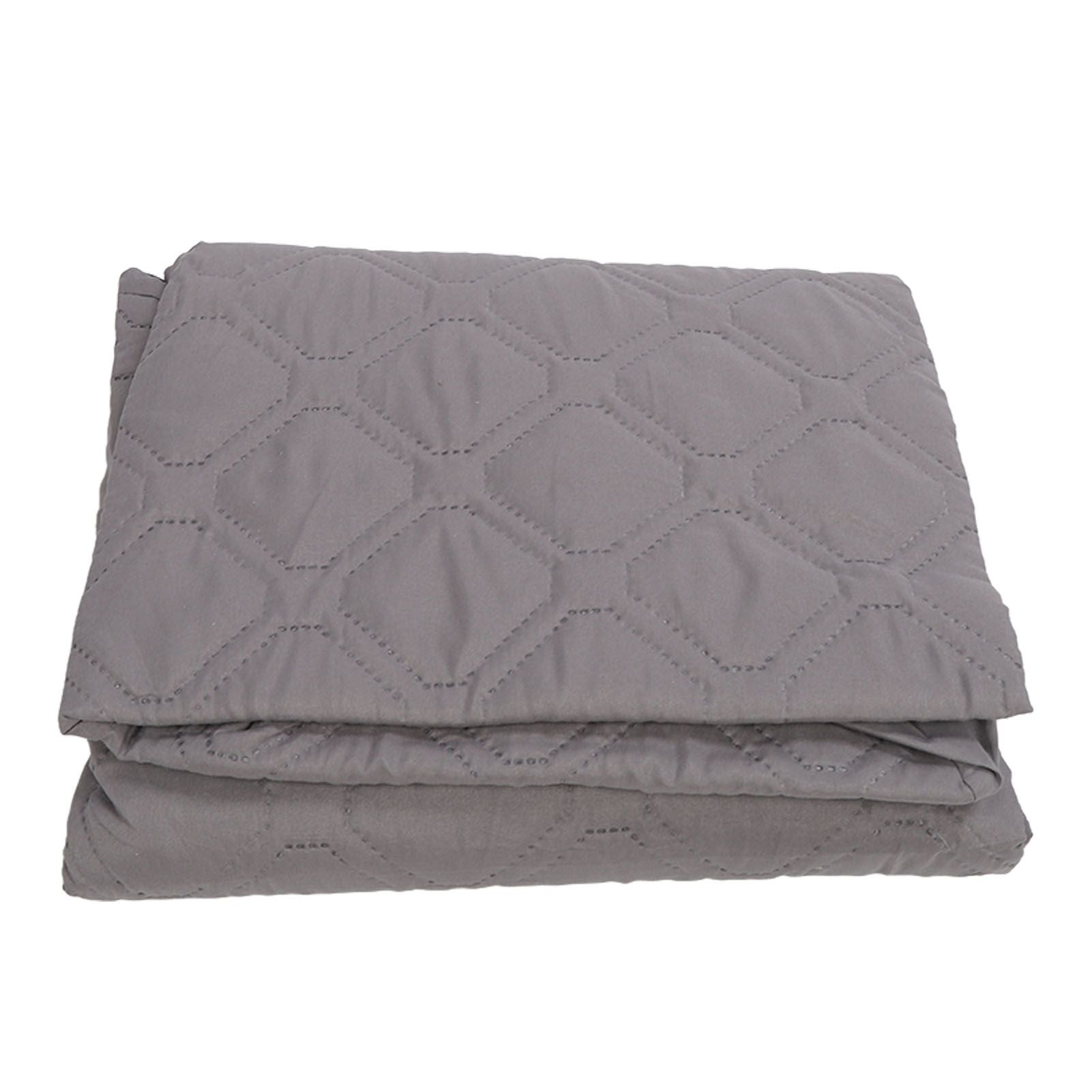 Mattress Cover Waterproof Dustproof Skin Friendly Cotton Insert Design Bed Fitted Sheet Protector for Children Elderly People Bedding Products Gray 135x190cm / 53.1x74.8in 45cm / 17.7in