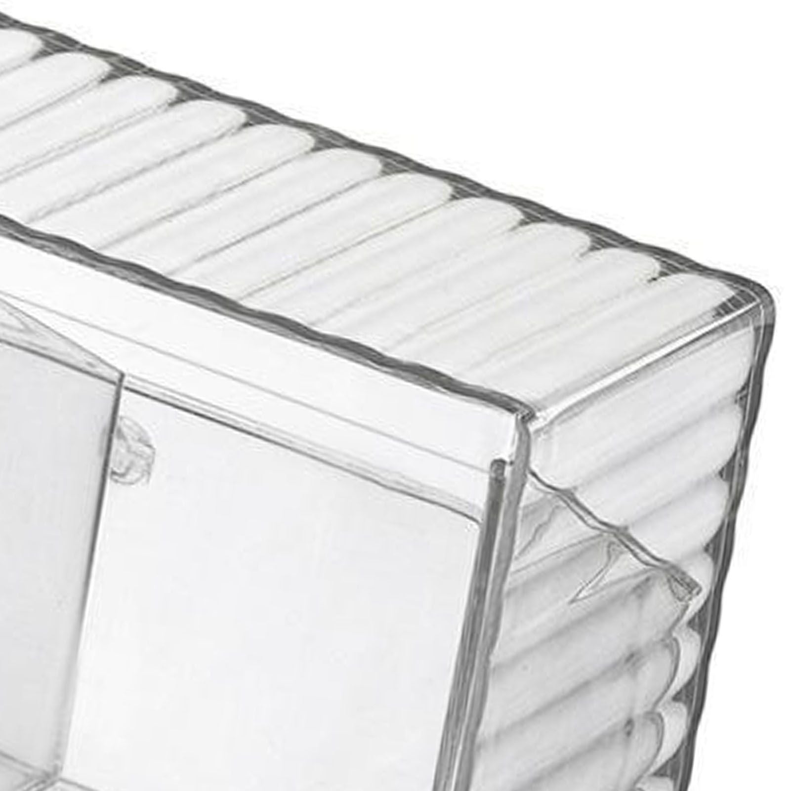 Cosmetics Wall Mounted Storage Box Non Punching Plastic 2 Compartment Holder Bathroom Supplies