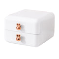 Desktop Drawer Jewelry Hair Accessories Sundries Storage Box Tabletop Organizer for Bedroom Dormitory Office