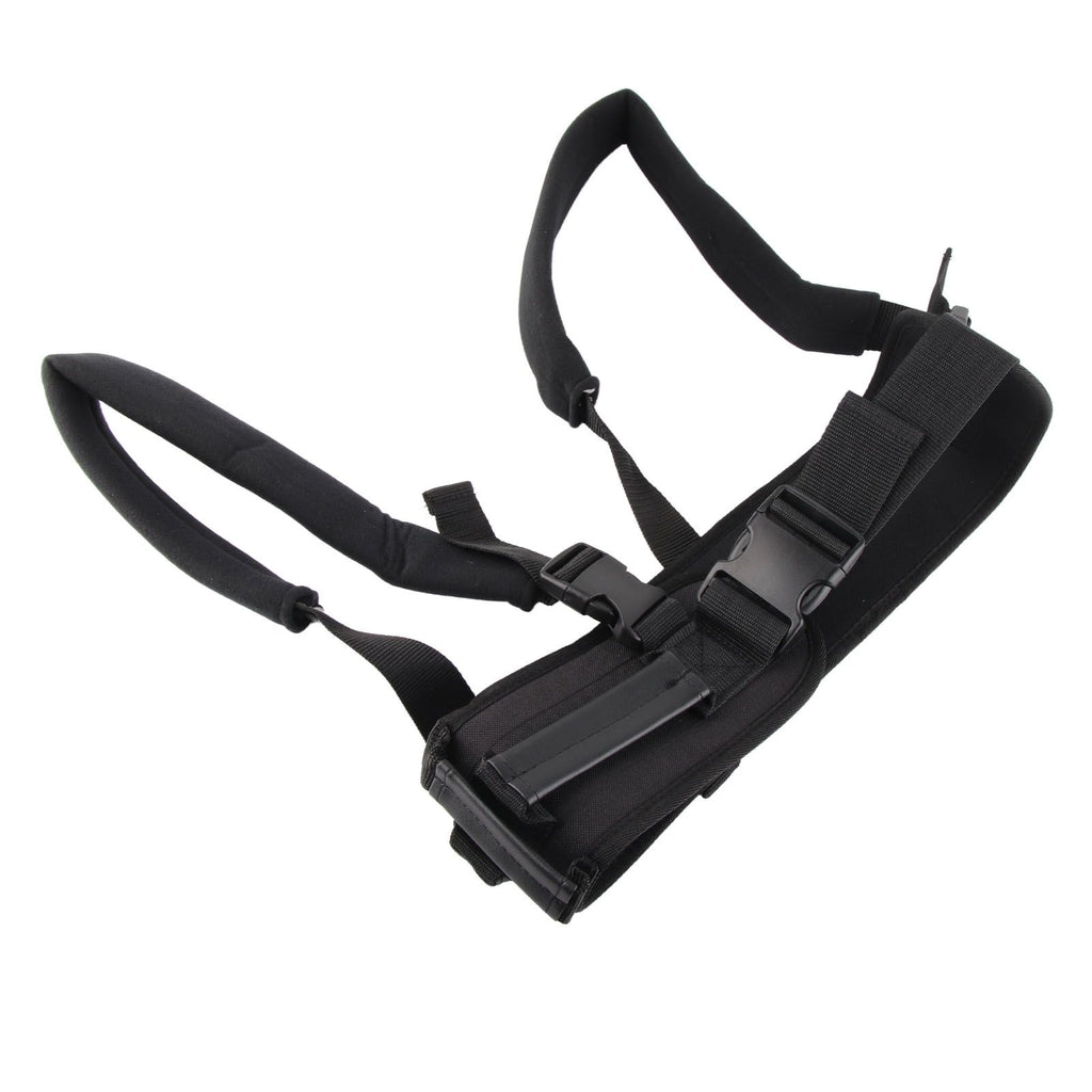 Transfer and Walking Gait Belt with Handles Adjustable Elderly Standing Assist Lift Belt for Seniors Caregiver Nurse Black