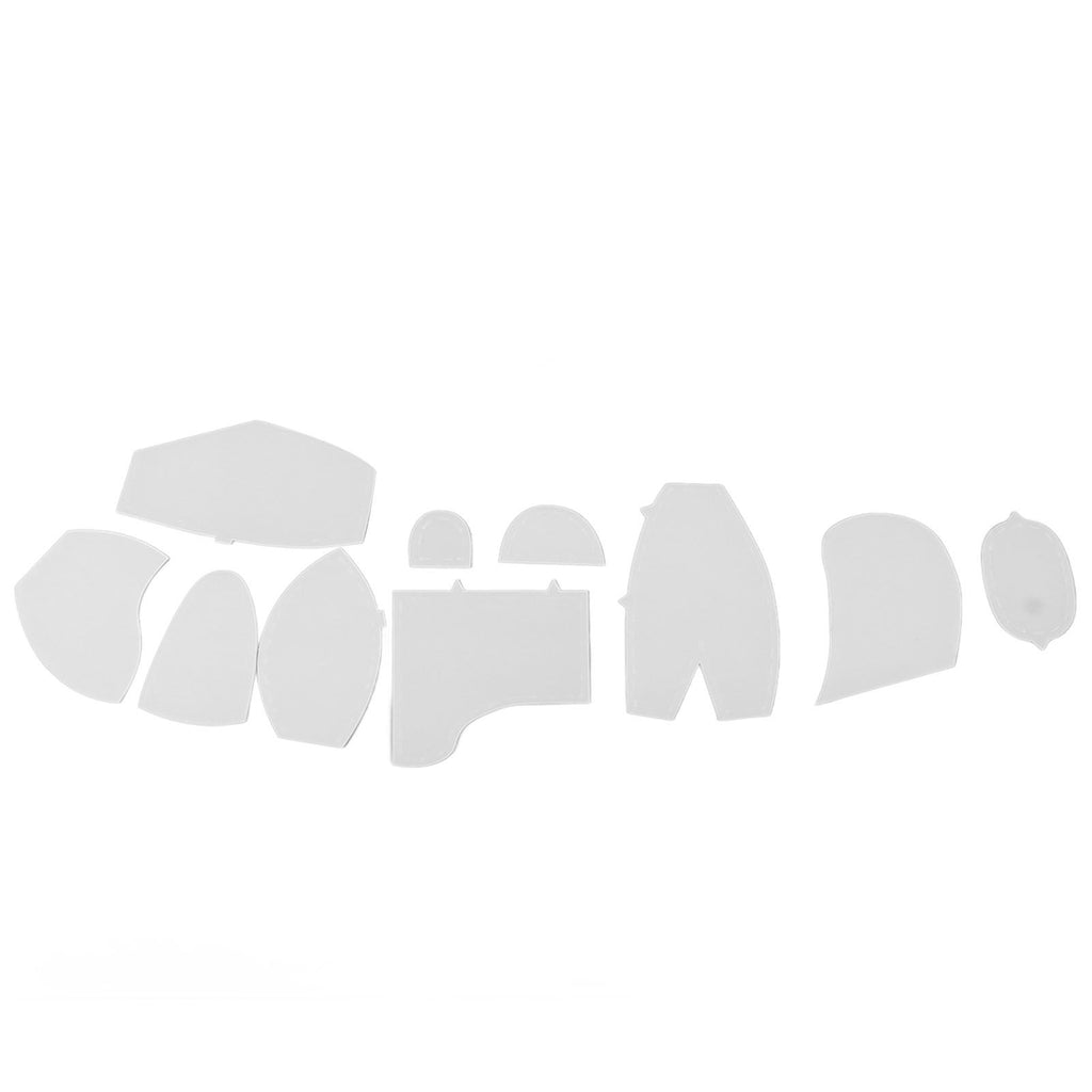 Bear Quilting Template Rulers Acrylic Accurate Rugged Memory Bear Template Ruler Set for Beginners DIY L:38.1cm/15in