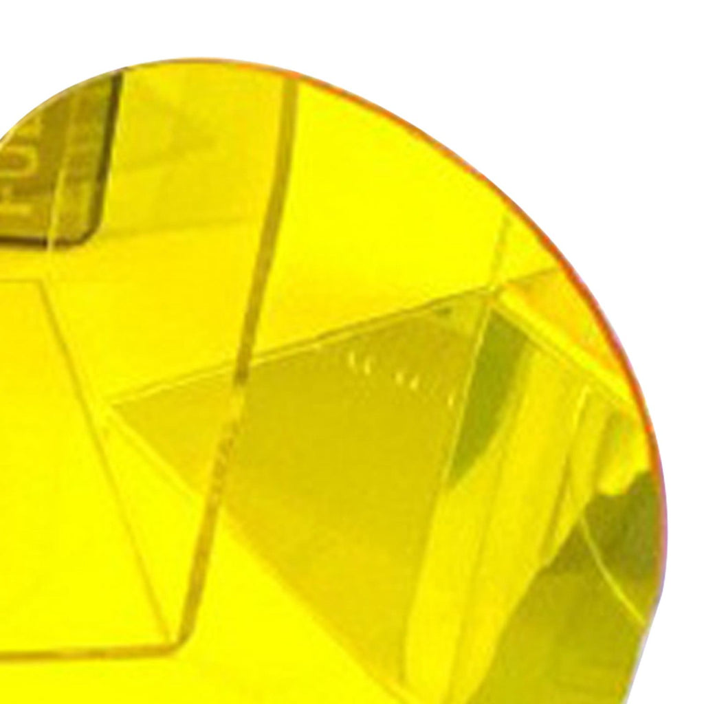 1 Pair of Bookends Thicken Non Slip Transparent Acrylic Desk Decorative Heavy Book End for Student Office L Shaped Yellow