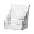 Multifunctional Book Organizer Desk File Organizer Multiple Layers File Folder Holder for Office Study Dormitory Transparent