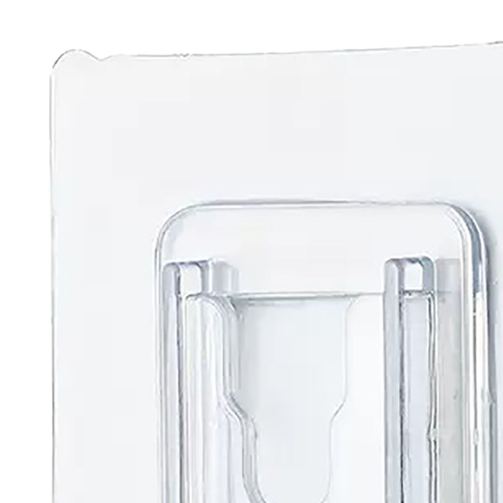 Clear Double Sided Adhesive Wall Hooks Waterproof Adhesive Wall Hooks Traceless Wall Mount Sticky Hook for Bathroom Kitchen