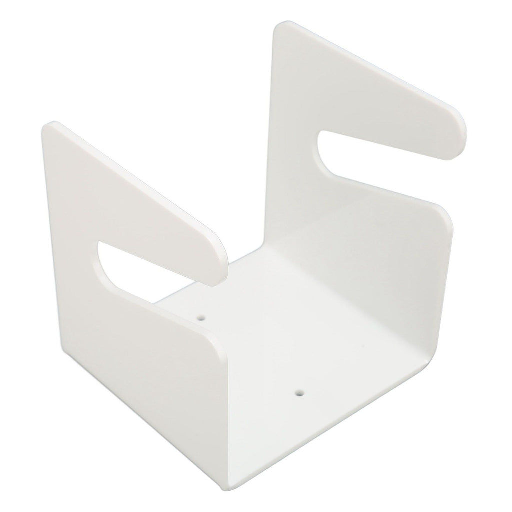 Skateboard Wall Mount Acrylic Display Storage Holder Hanger Home Decoration for Indoor White