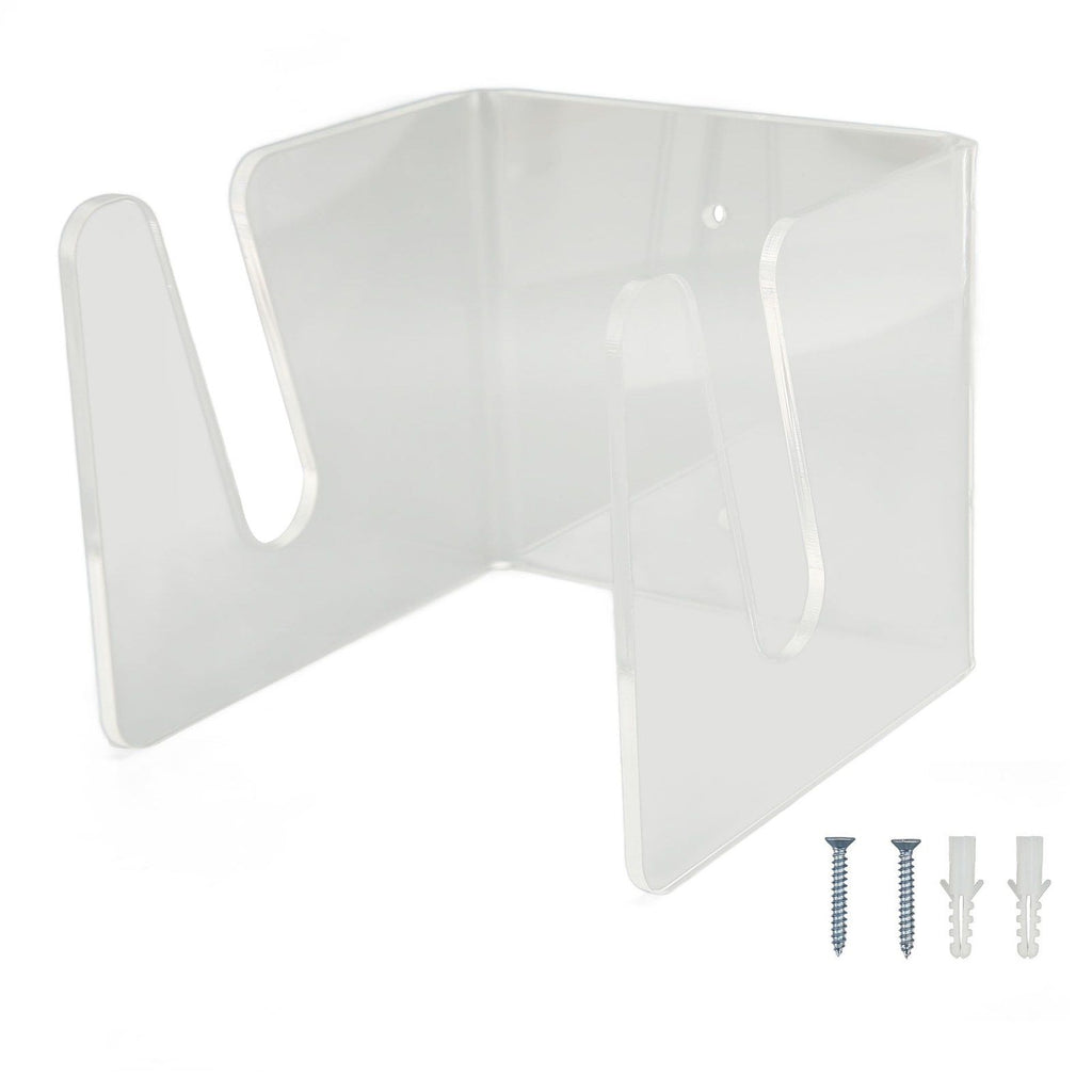 Skateboard Wall Mount Acrylic Display Storage Holder Hanger Home Decoration for Indoor Transparent