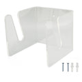 Skateboard Wall Mount Acrylic Display Storage Holder Hanger Home Decoration for Indoor Transparent