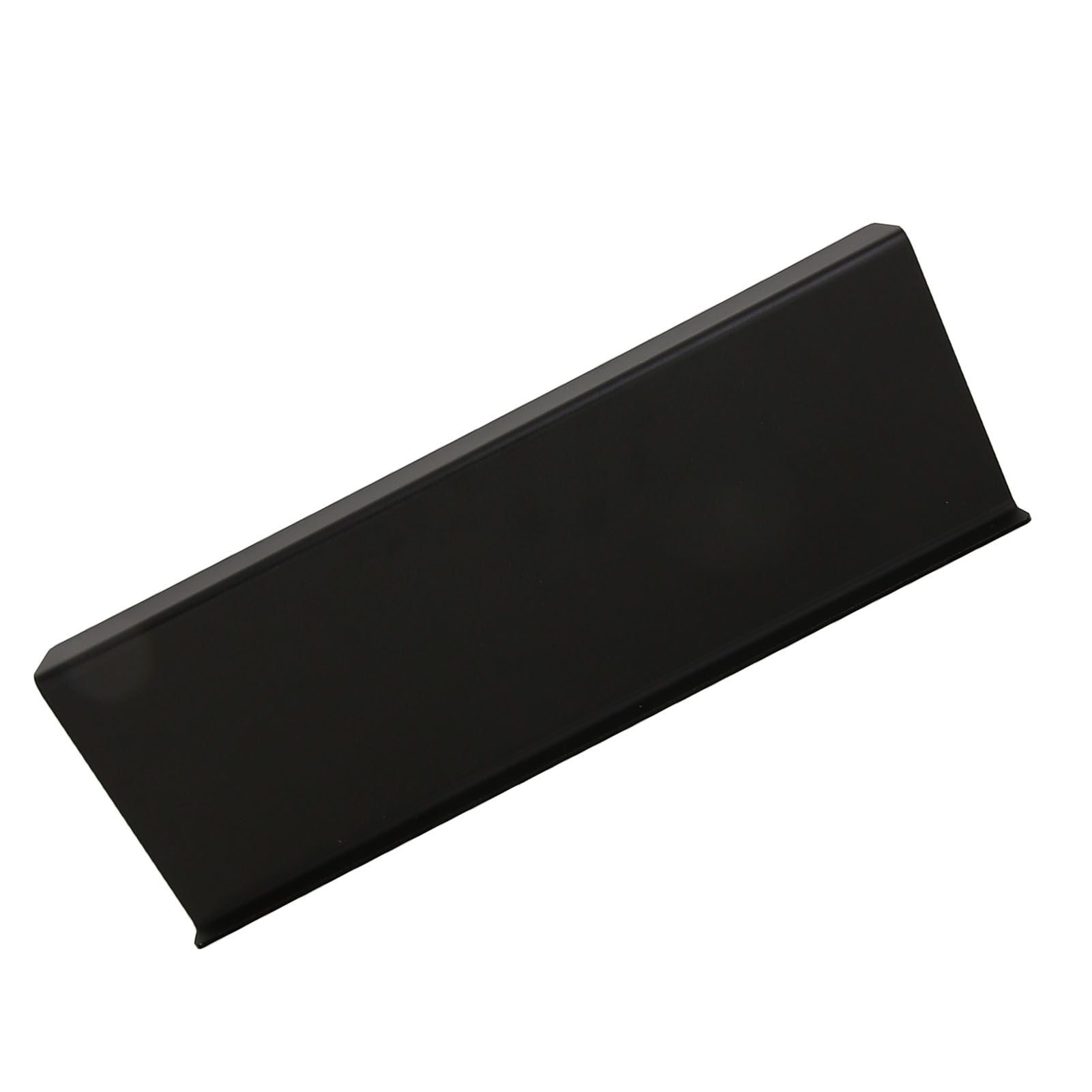 Acrylic Tilted Computer Keyboard Holder Low Front Lip Polished Finish Keyboard Riser Keyboard Holder for Office Black