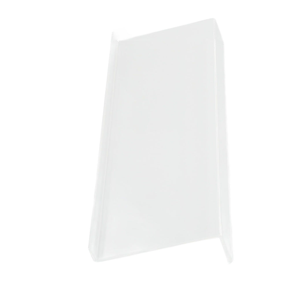 Acrylic Tilted Computer Keyboard Holder Low Front Lip Polished Finish Keyboard Riser Keyboard Holder for Office Transparent